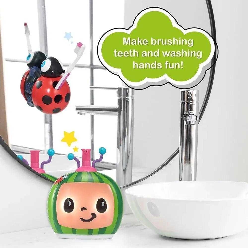 WOW! STUFF CoComelon‎ Toys Musical Soap Dispenser & Singing Toothbrush Holder |